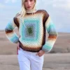 SWEATER COLORSHOT CHOCO / KAKI