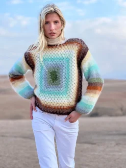 SWEATER COLORSHOT CHOCO / KAKI