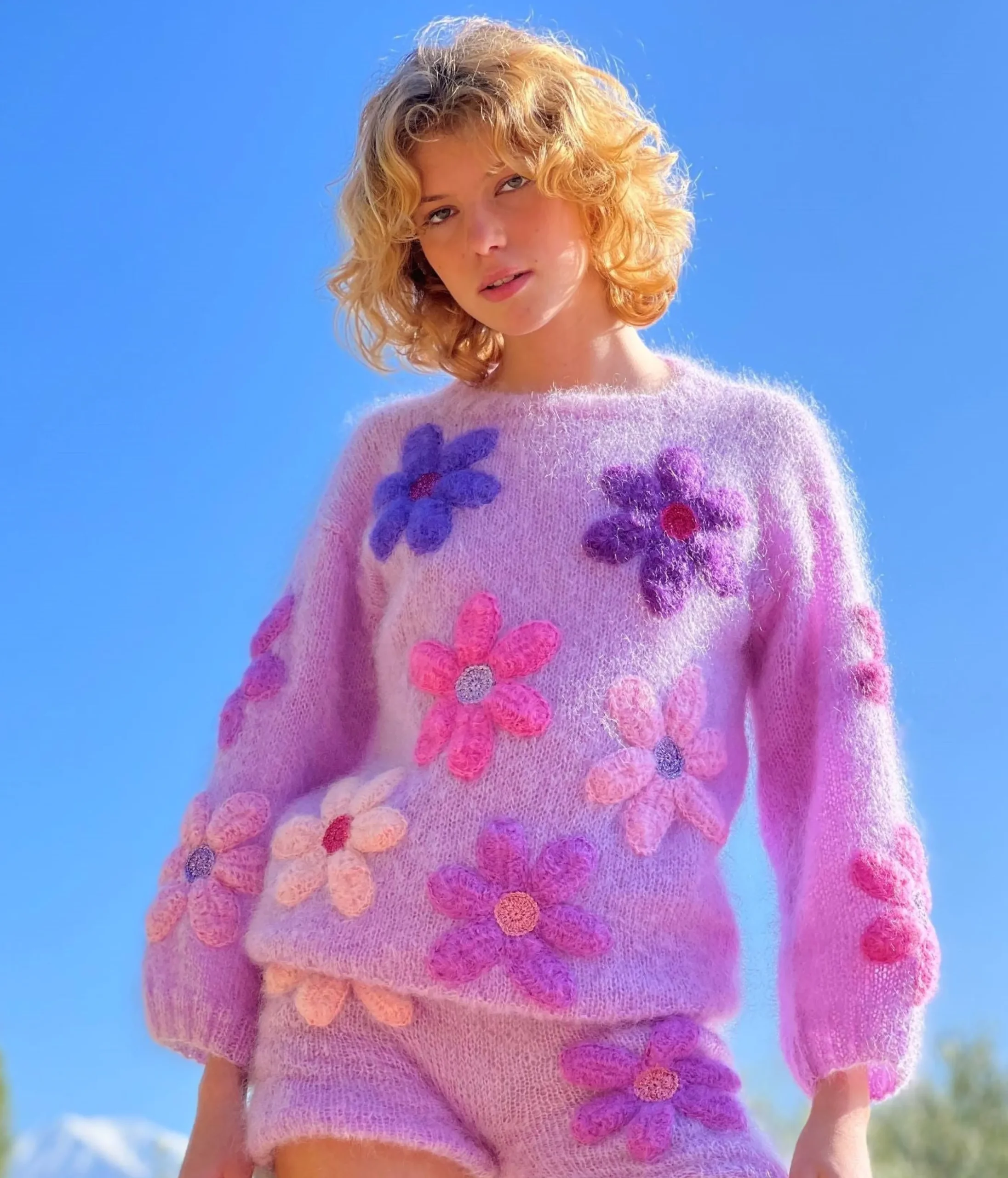 SWEATER FREE FLOWERS PARME