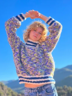 SWEATER HIGHNECK OVERSIZE DOUDOU MULTI