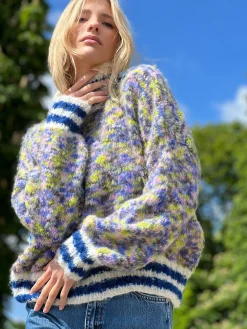 SWEATER HIGHNECK OVERSIZE DOUDOU MULTI