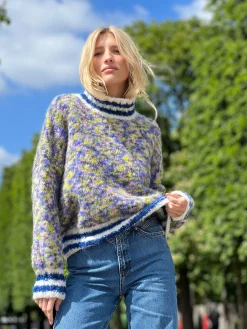 SWEATER HIGHNECK OVERSIZE DOUDOU MULTI