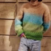 SWEATER HNECK TIE&DYE BEIGE