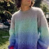 SWEATER O TIE&DYE GREY