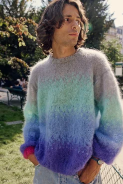 SWEATER O TIE&DYE GREY