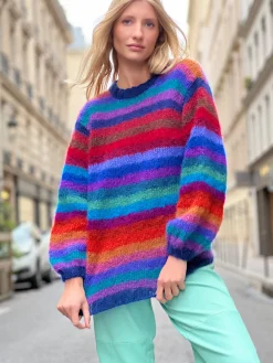 SWEATER OVERSIZE MULTISTRIPES STRONGS