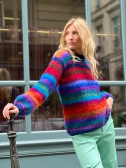 SWEATER OVERSIZE MULTISTRIPES STRONGS