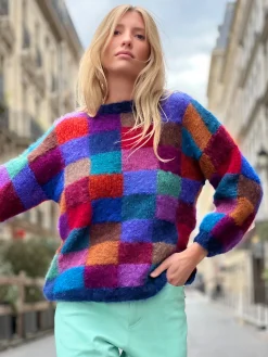 SWEATER OVERSIZE PIXELS STRONGS