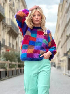 SWEATER OVERSIZE PIXELS STRONGS