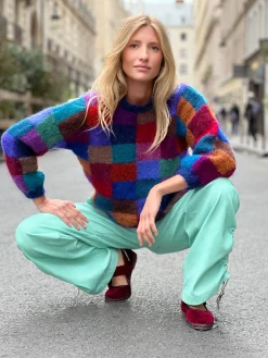 SWEATER OVERSIZE PIXELS STRONGS
