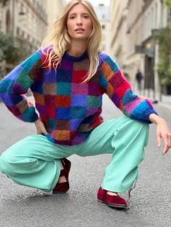 SWEATER OVERSIZE PIXELS STRONGS