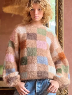 SWEATER PIXELS BEIGE