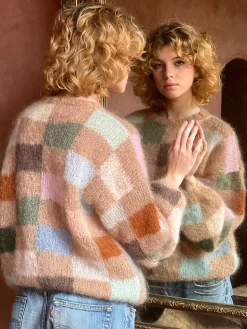 SWEATER PIXELS BEIGE
