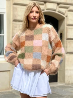 SWEATER PIXELS BEIGE