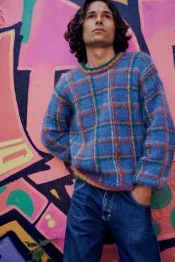 SWEATER TARTAN BLUE