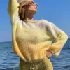 YELLOW TIE&DYE 3 COLORS SWEATER